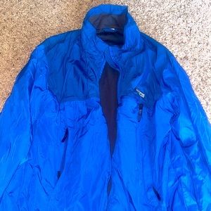 REI men’s zip up windbreaker, size Large